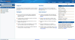 Desktop Screenshot of macrodadosonline.com.br